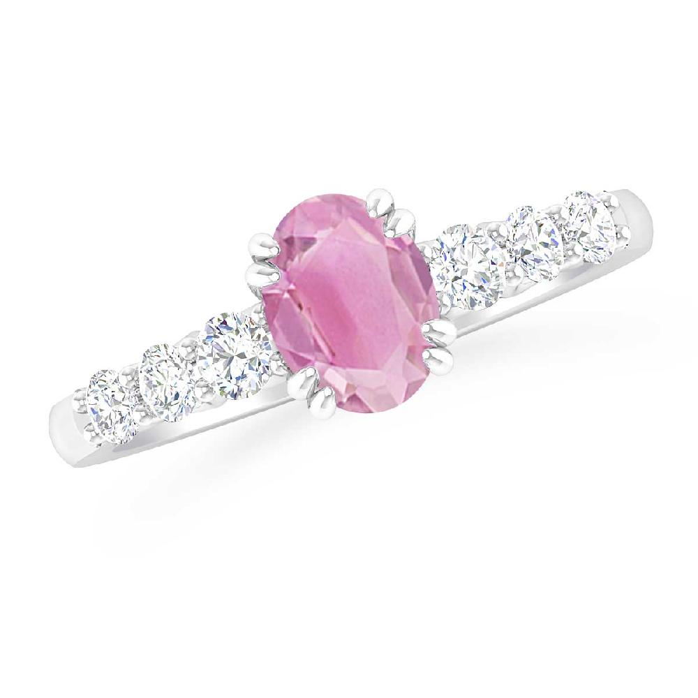 White Gold - Pink Tourmaline