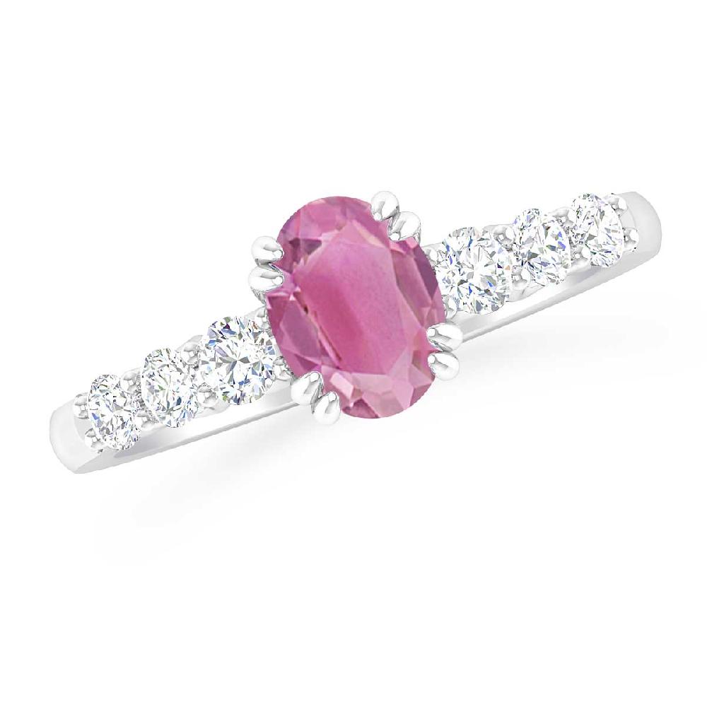 White Gold - Pink Tourmaline