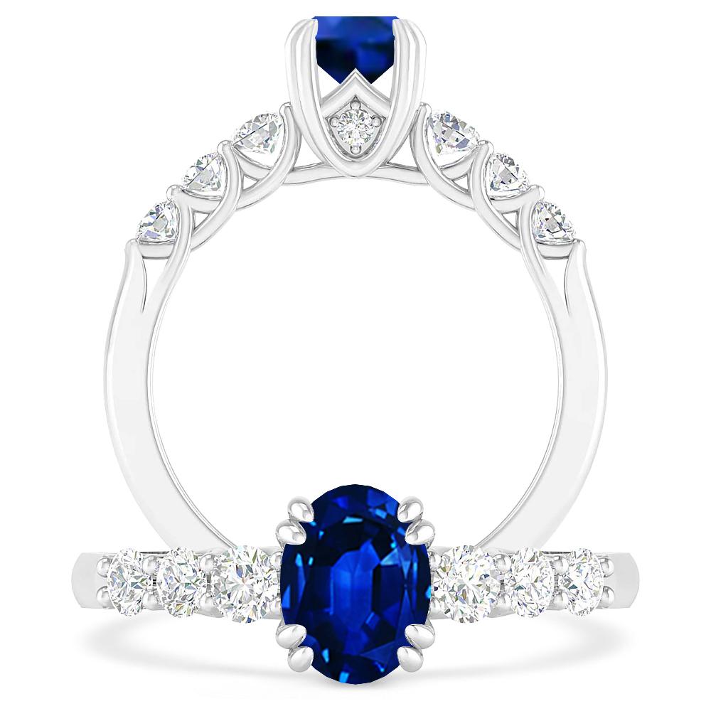 White Gold - Sapphire