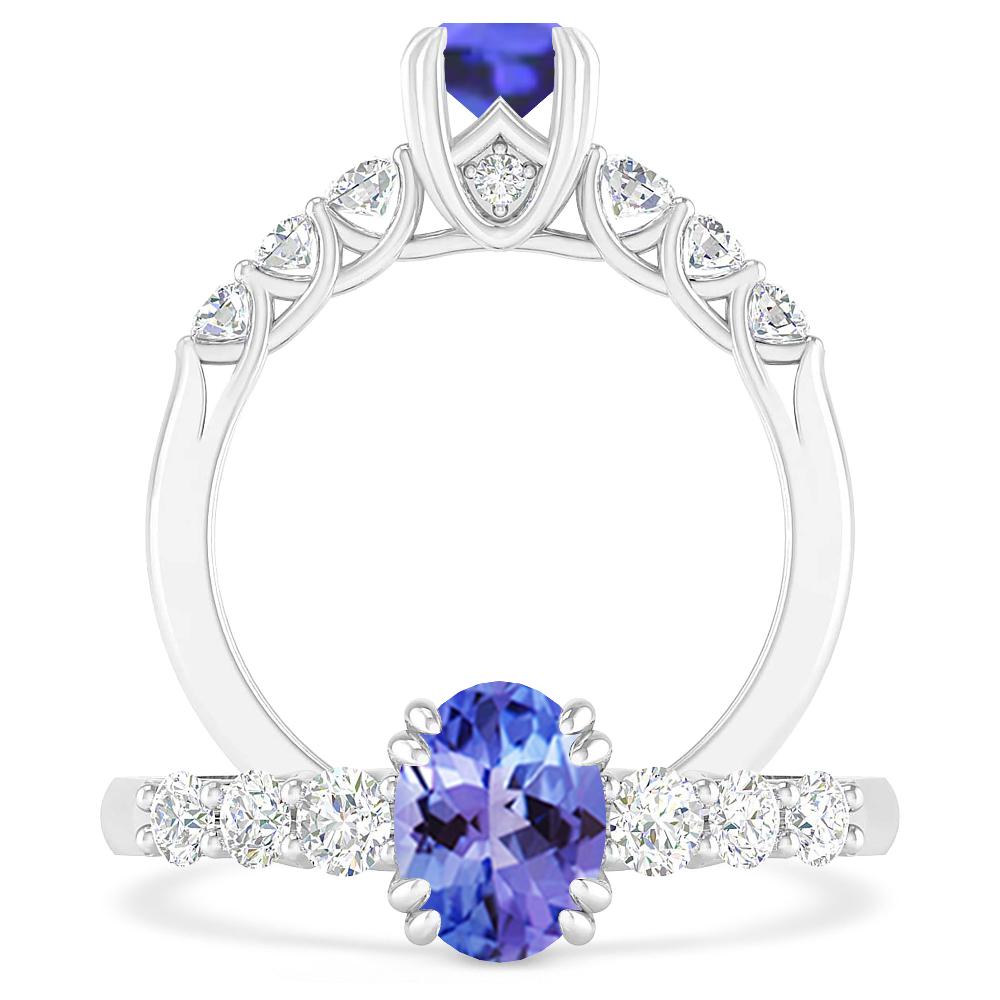 White Gold - Tanzanite