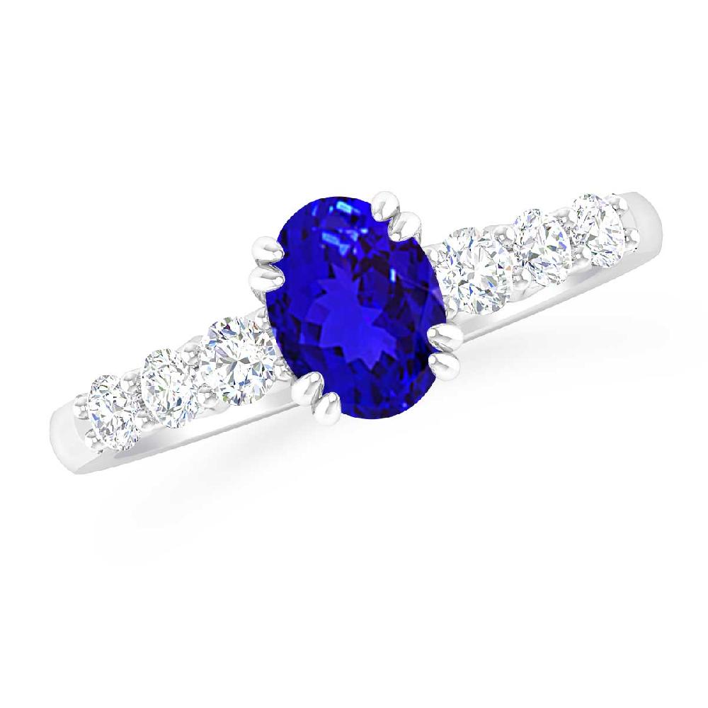 White Gold - Tanzanite