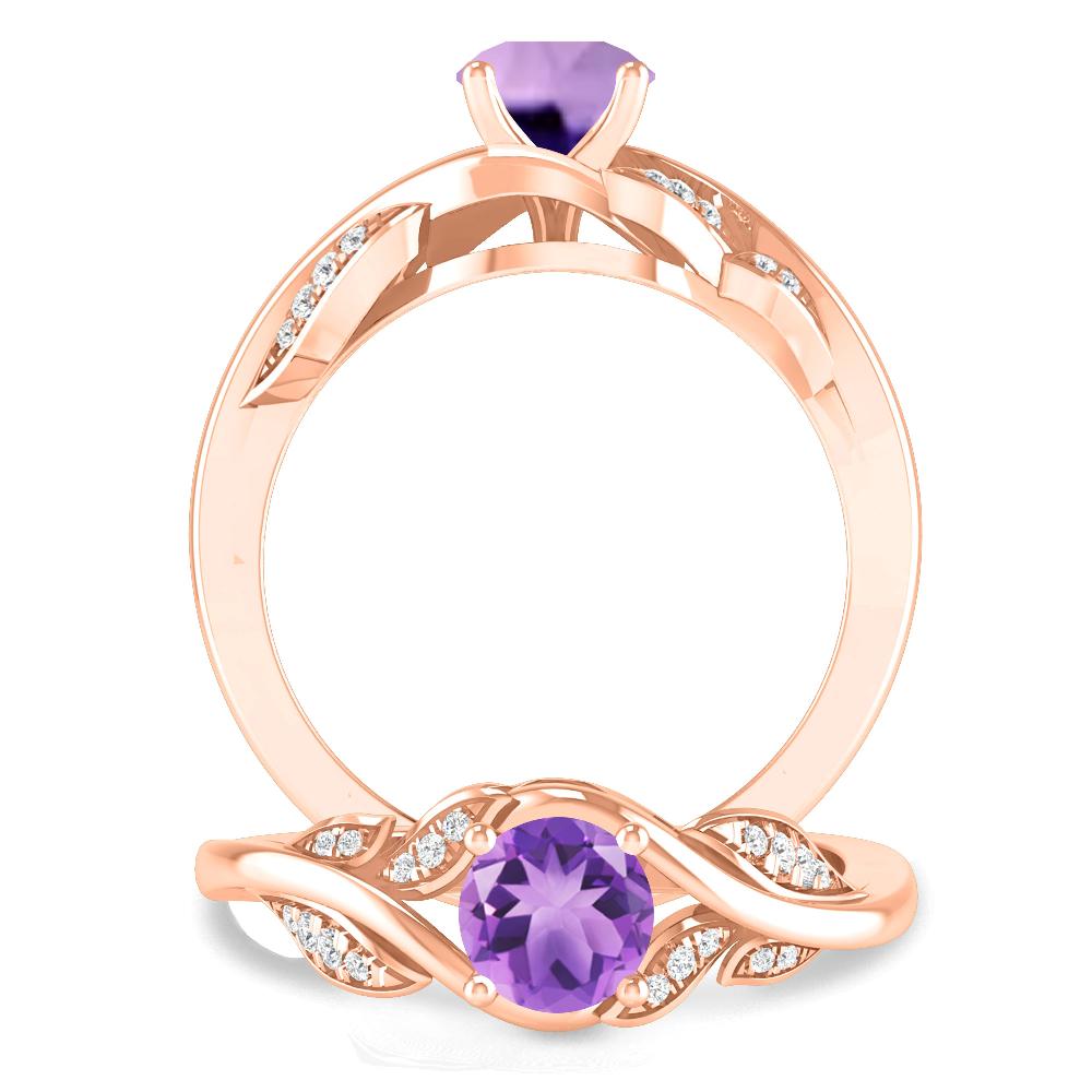 Rose Gold - Amethyst