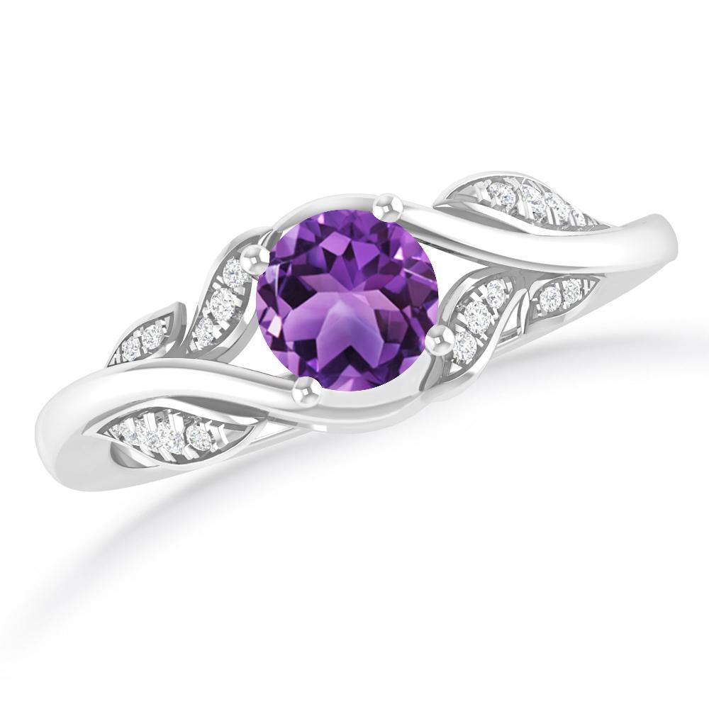 White Gold - Amethyst