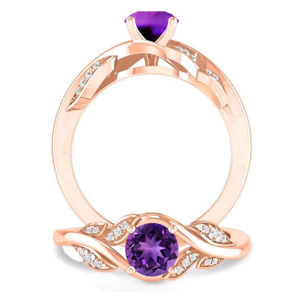 Rose Gold - Amethyst