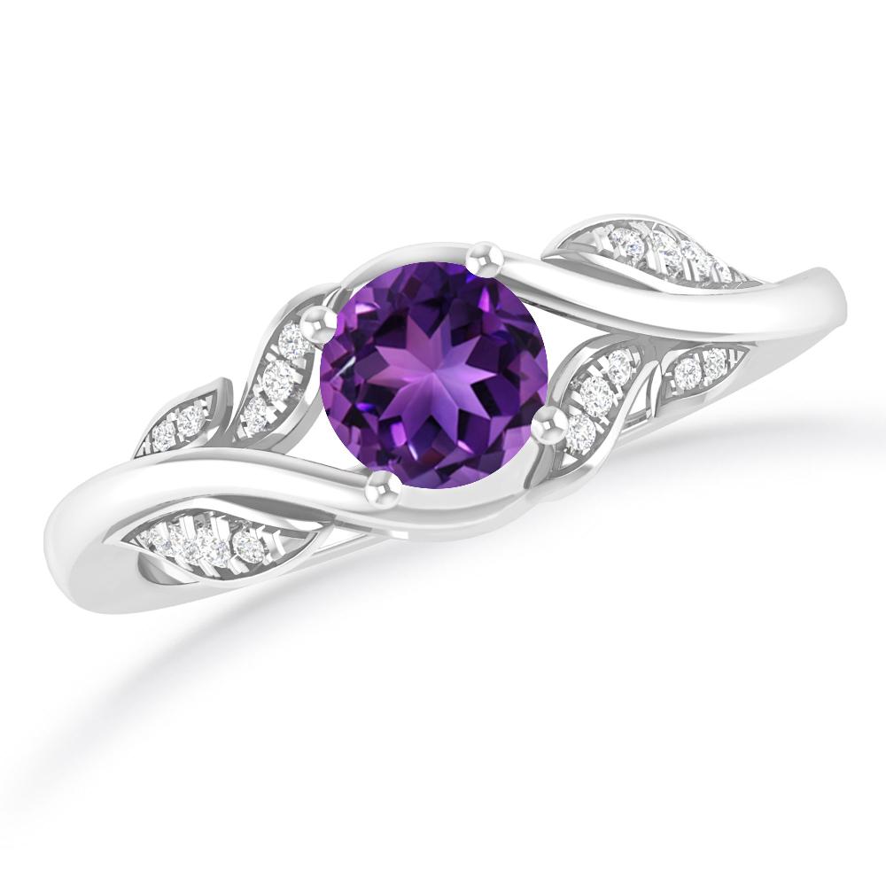 White Gold - Amethyst