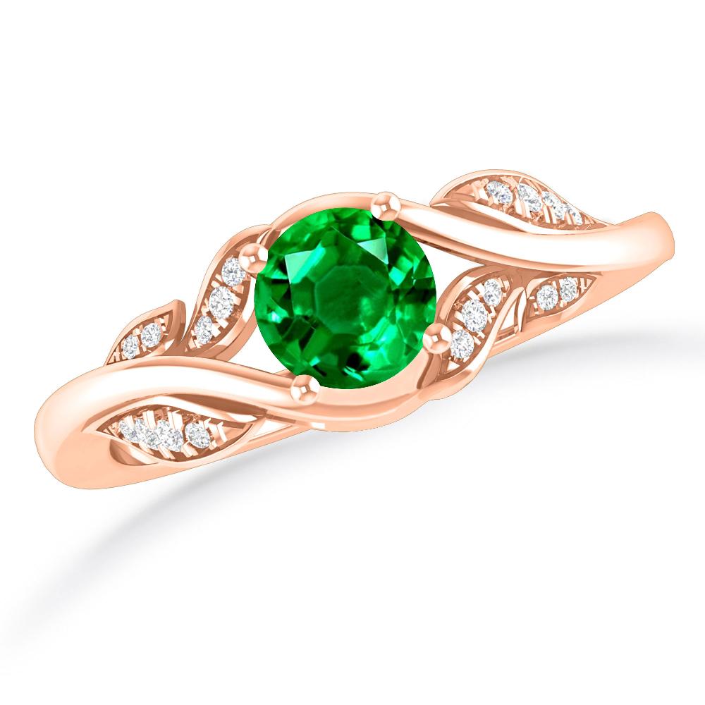 Rose Gold - Emerald