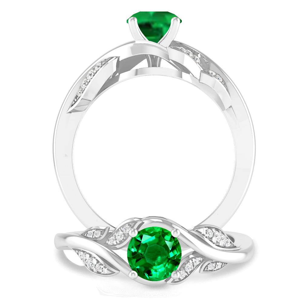 White Gold - Emerald