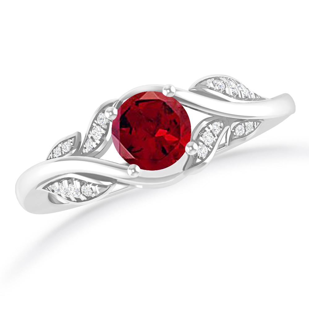 White Gold - Garnet