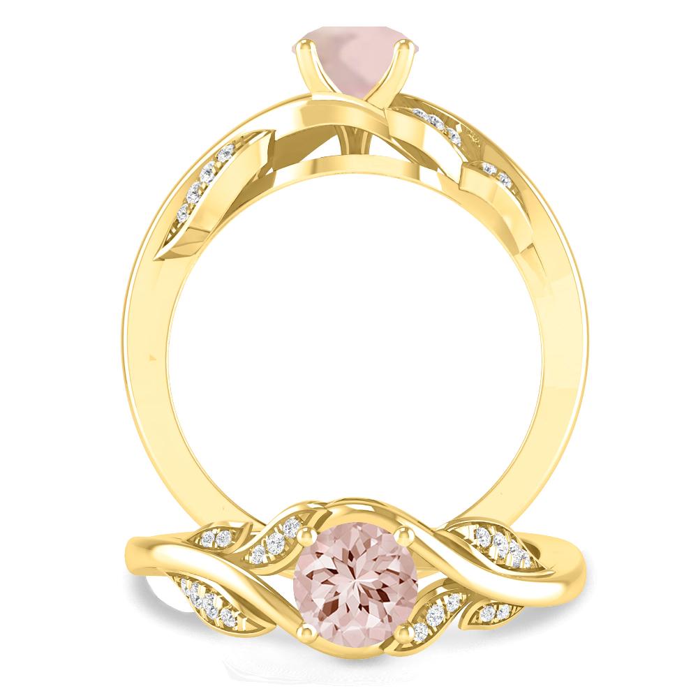 Yellow Gold - Morganite