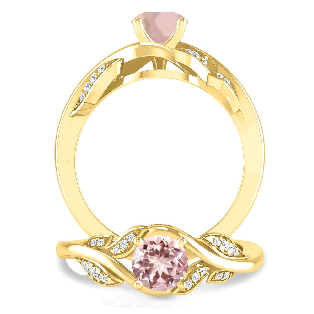 Yellow Gold - Morganite