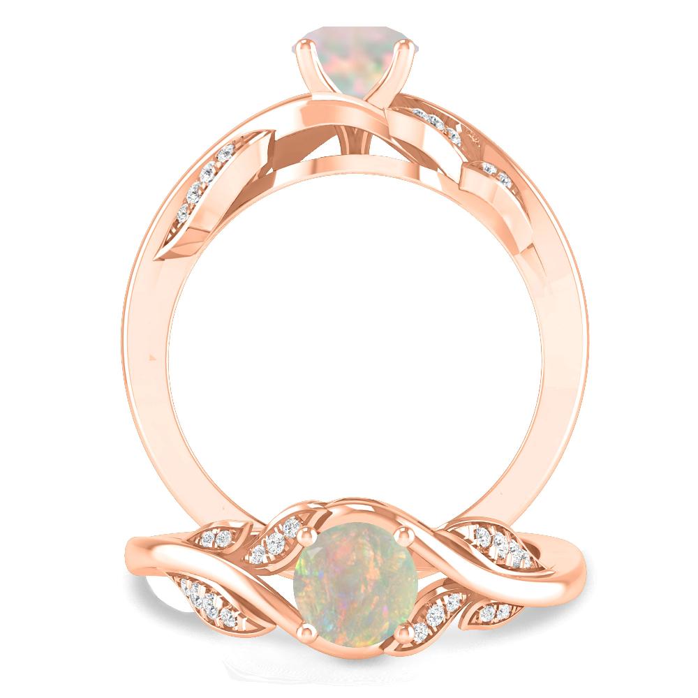 Rose Gold - Opal