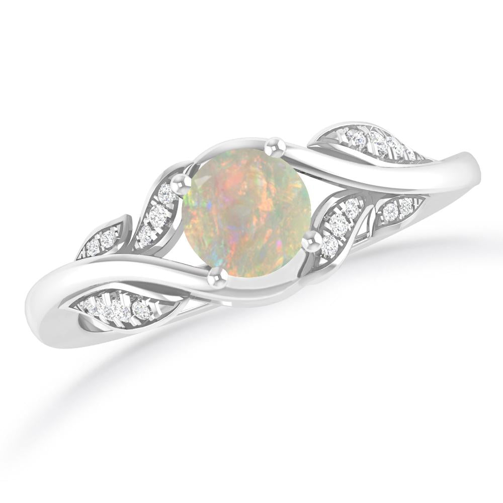 White Gold - Opal