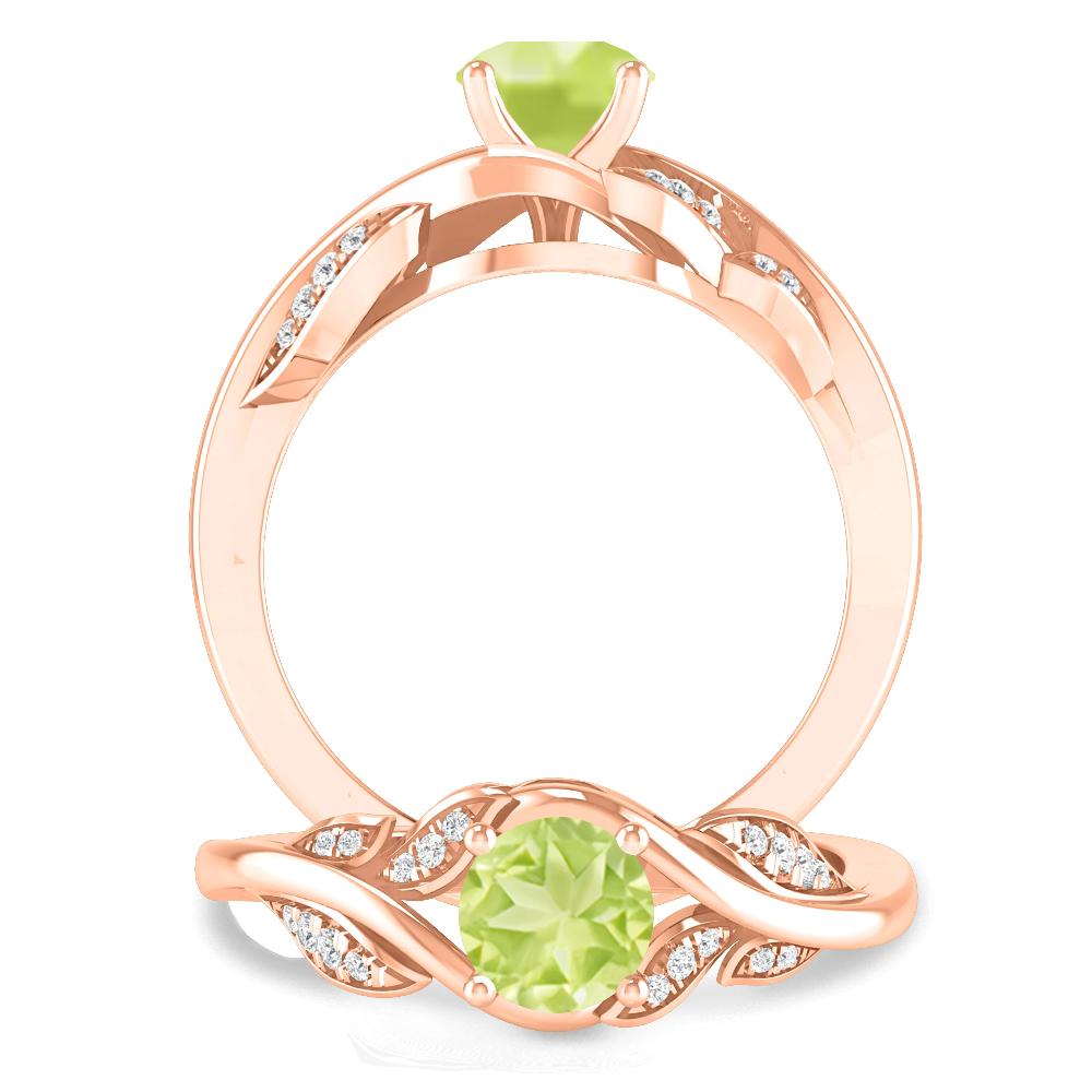 Rose Gold - Peridot