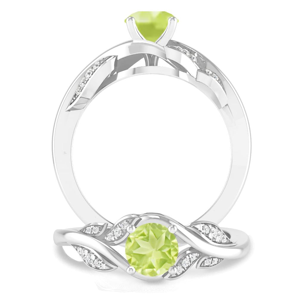 White Gold - Peridot