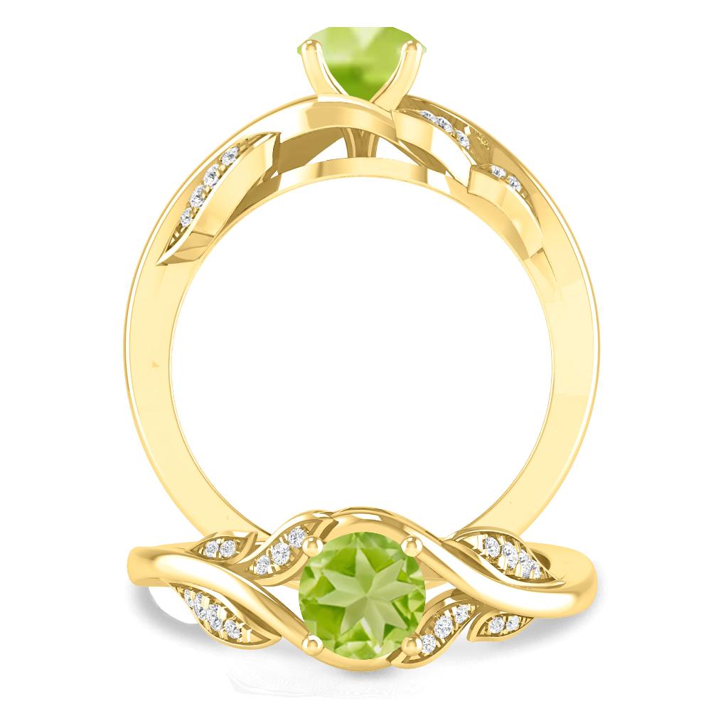 Yellow Gold - Peridot