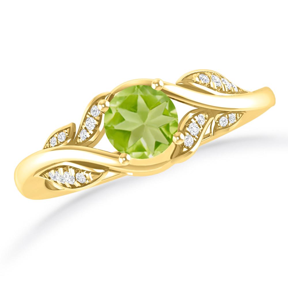 Yellow Gold - Peridot