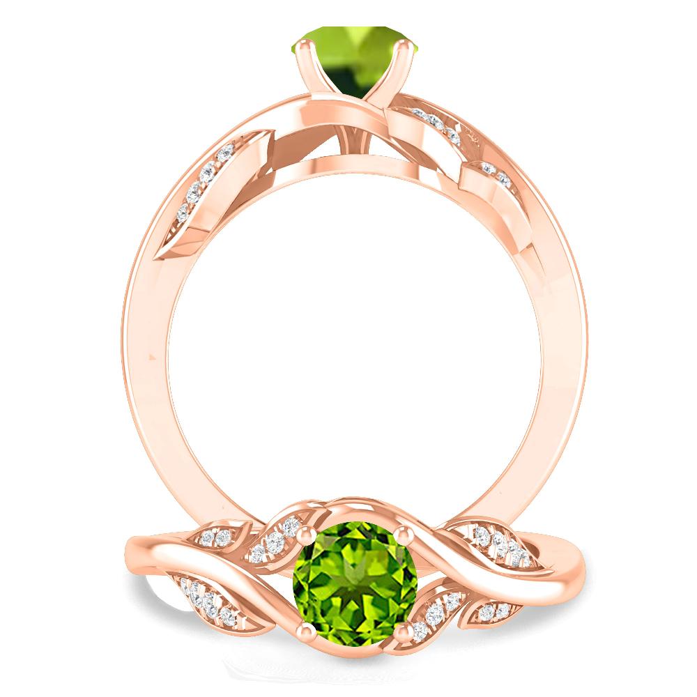 Rose Gold - Peridot