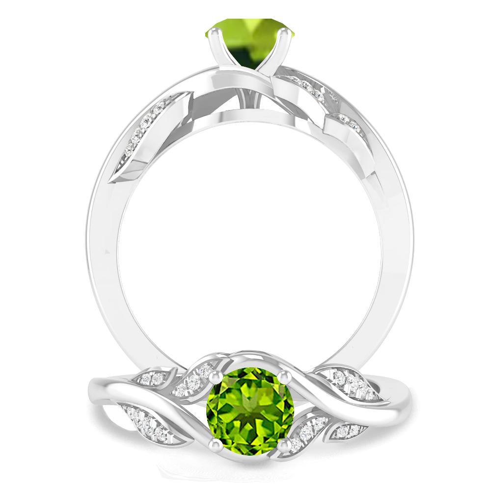 White Gold - Peridot