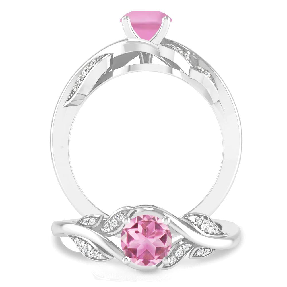 White Gold - Pink Tourmaline