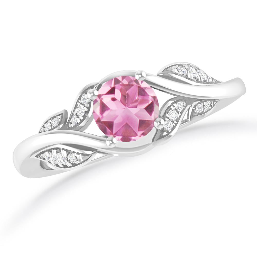 White Gold - Pink Tourmaline