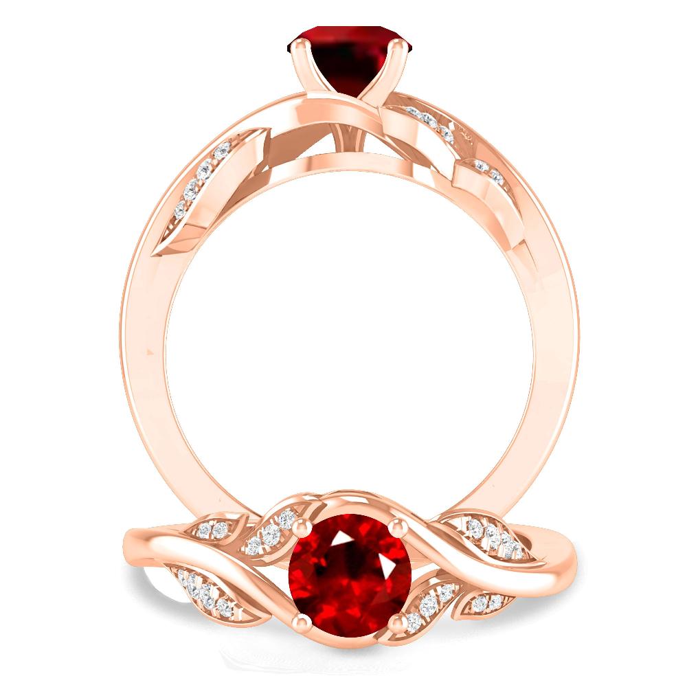 Rose Gold - Ruby