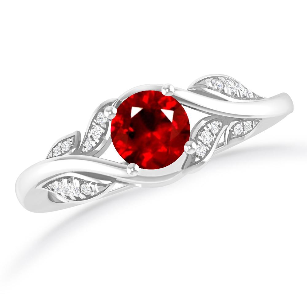 White Gold - Ruby