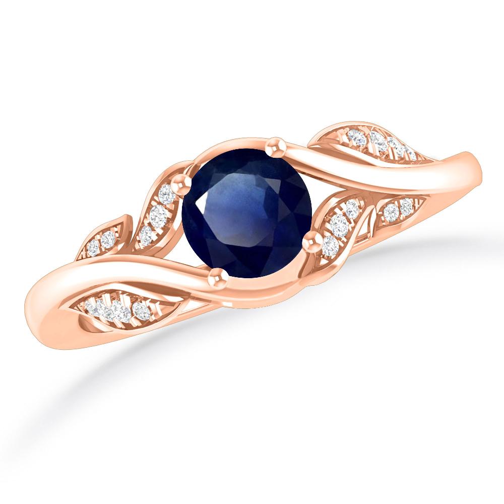 Rose Gold - Sapphire