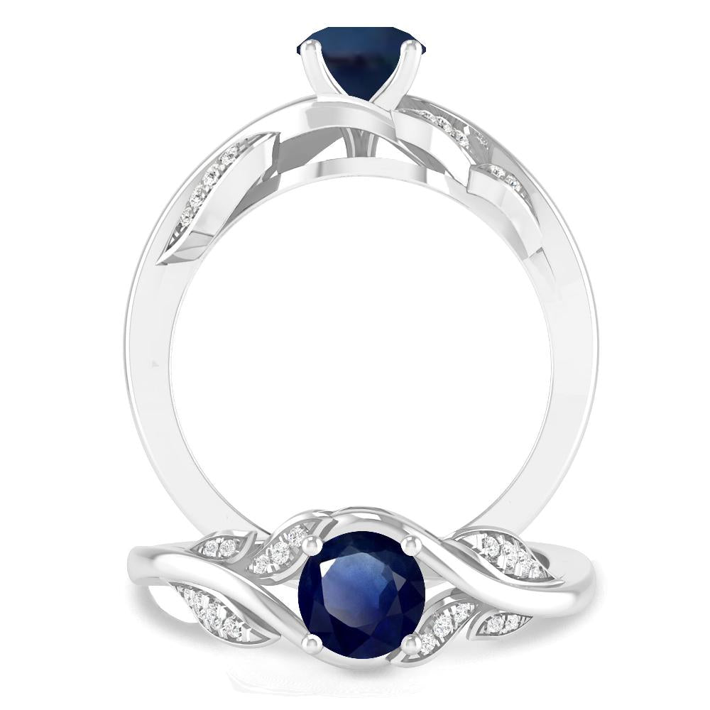 White Gold - Sapphire