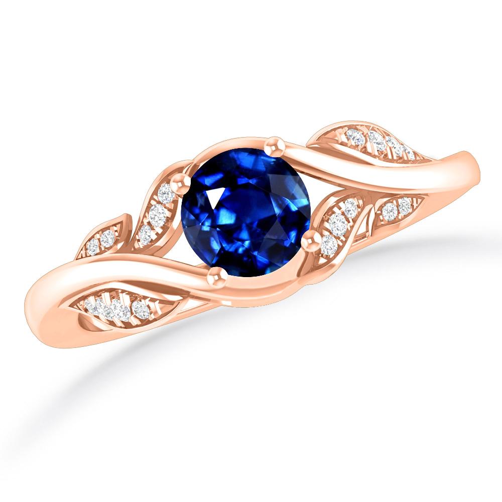 Rose Gold - Sapphire