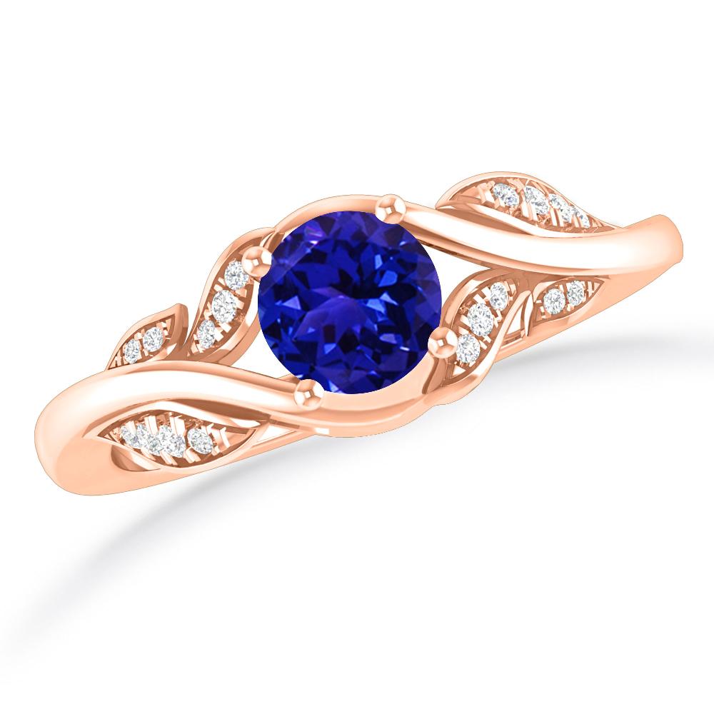 Rose Gold - Tanzanite