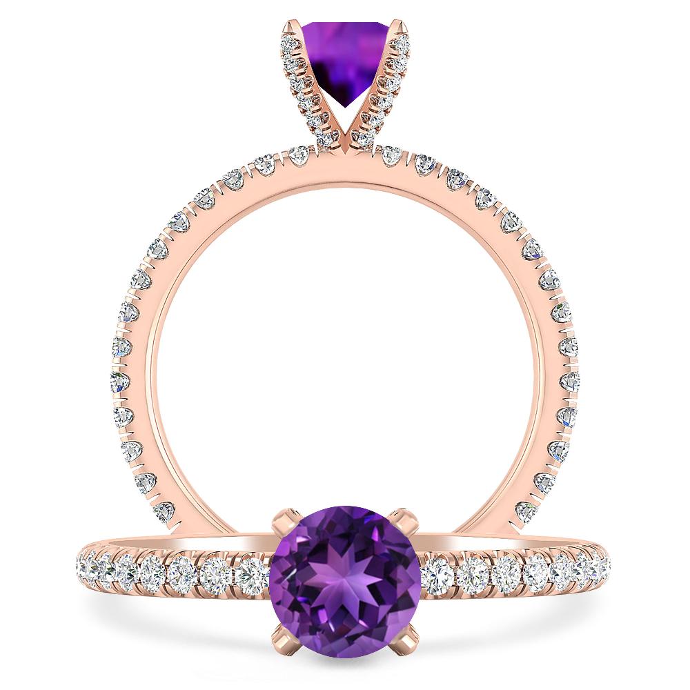 Rose Gold - Amethyst