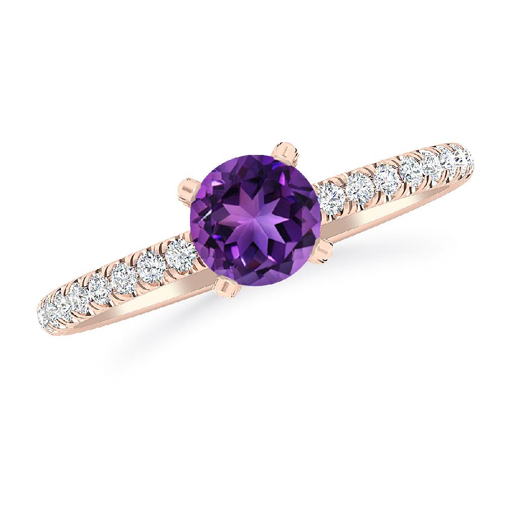 Rose Gold - Amethyst