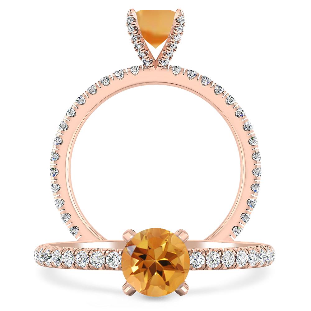 Rose Gold - Citrine