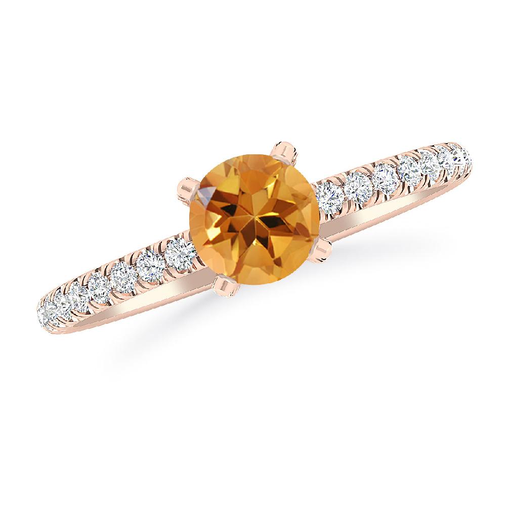 Rose Gold - Citrine