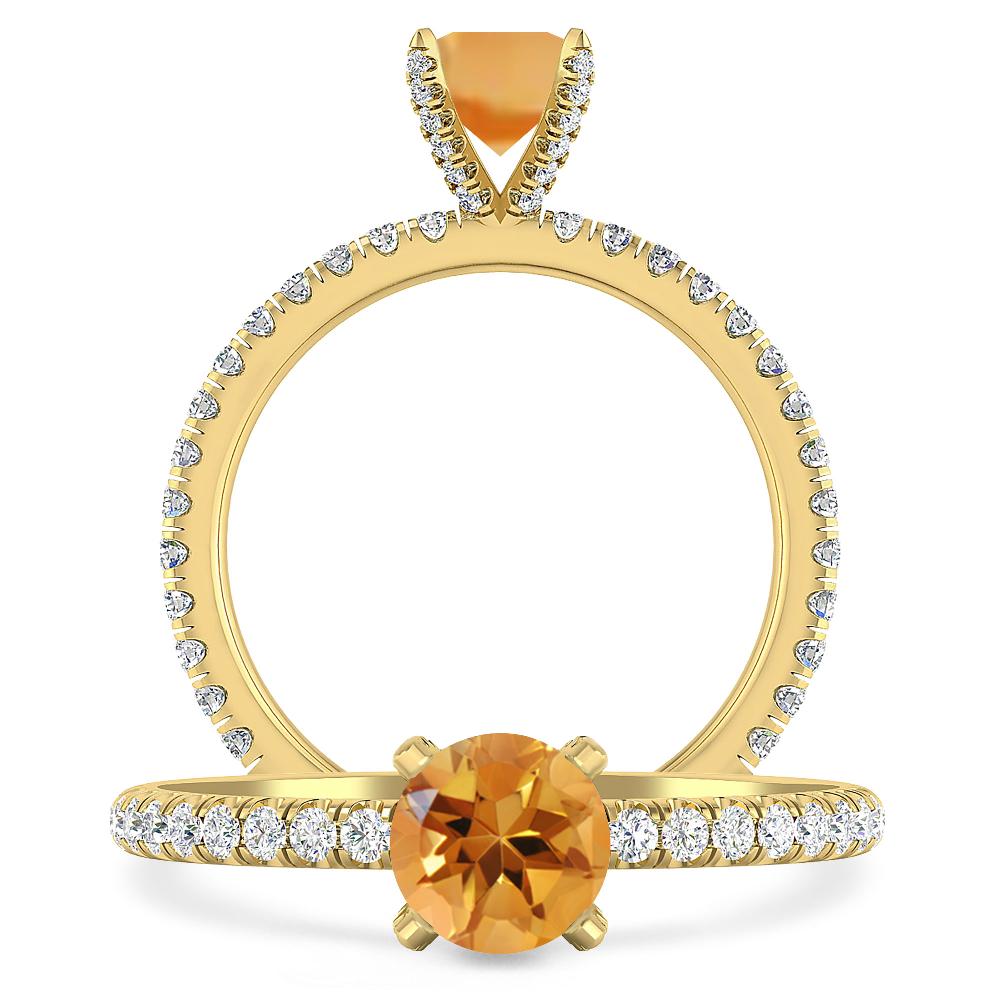 Yellow Gold - Citrine