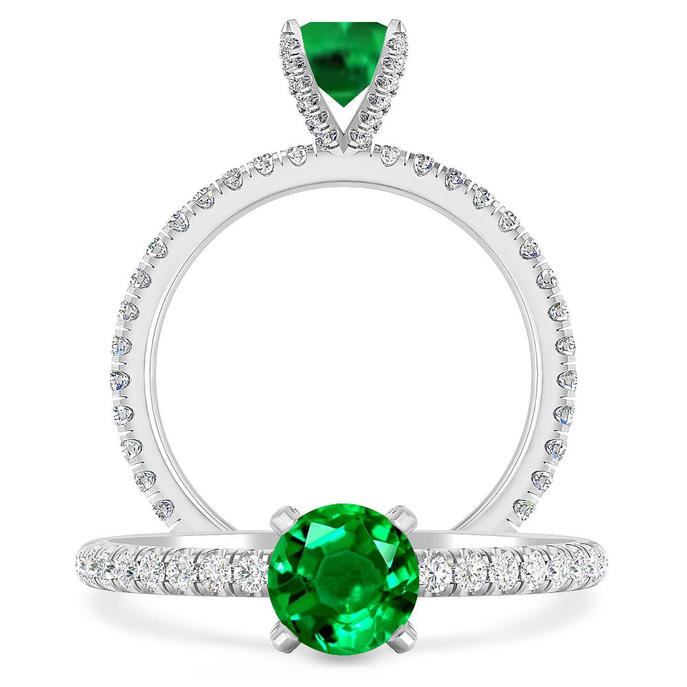 White Gold - Emerald