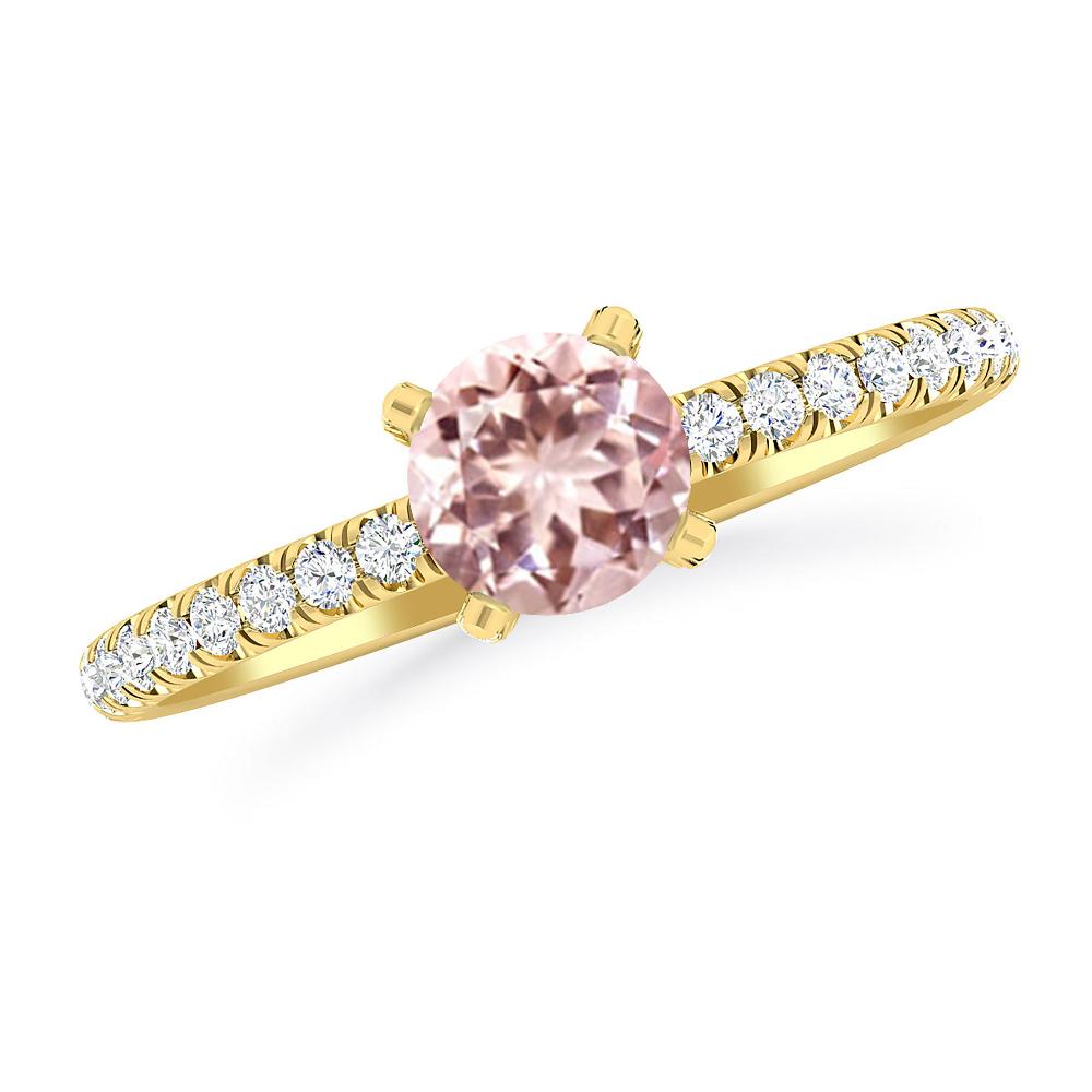 Yellow Gold - Morganite