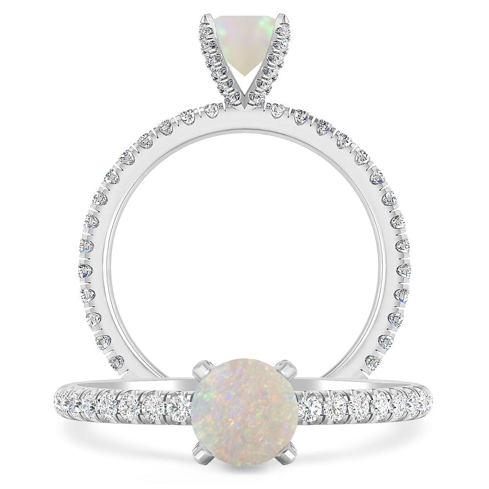 White Gold - Opal