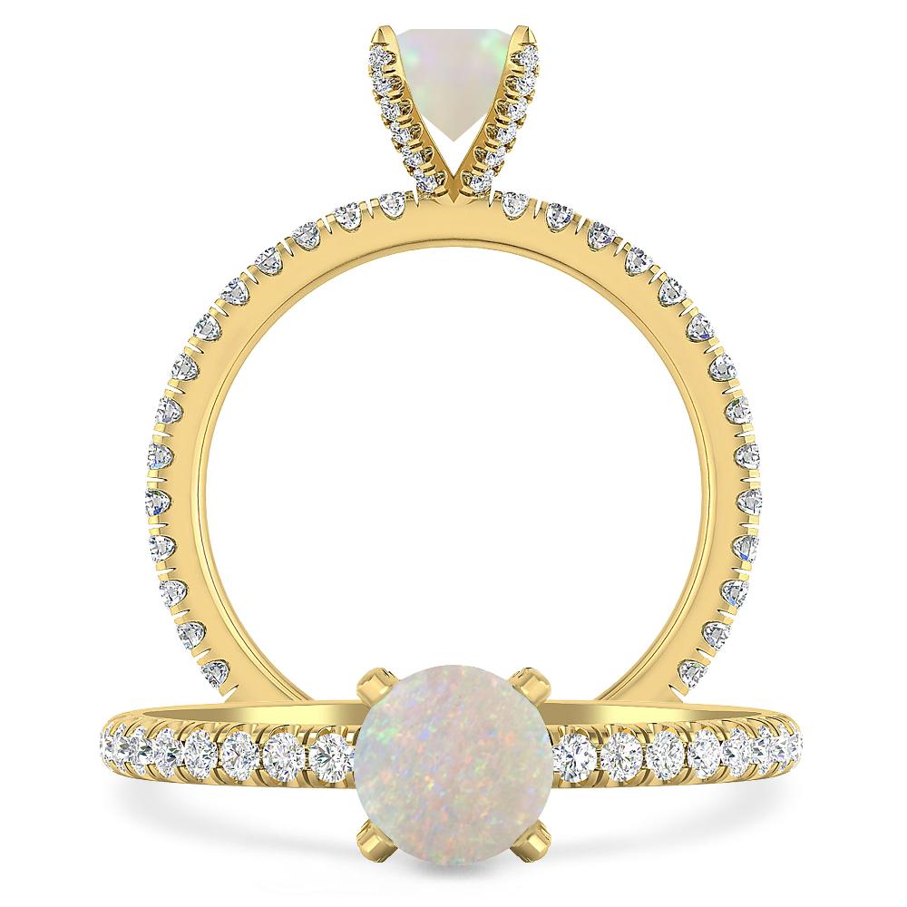 Yellow Gold - Opal