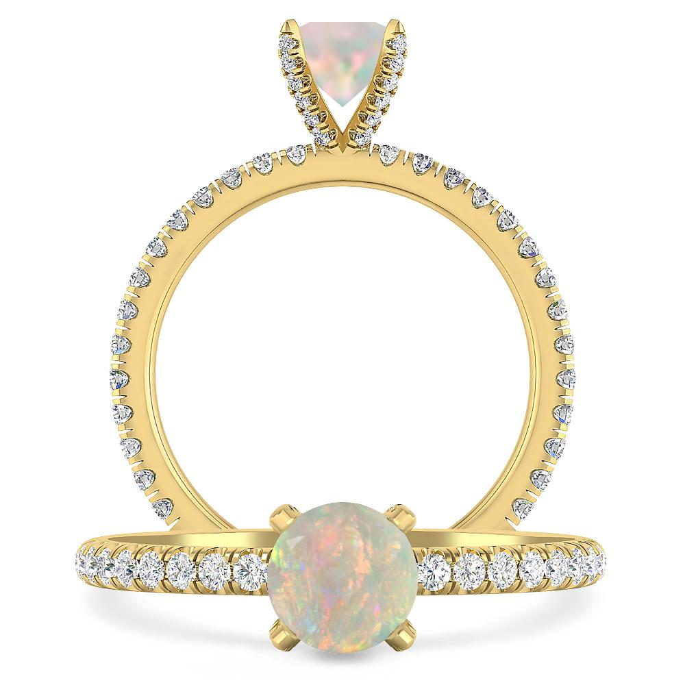 Yellow Gold - Opal