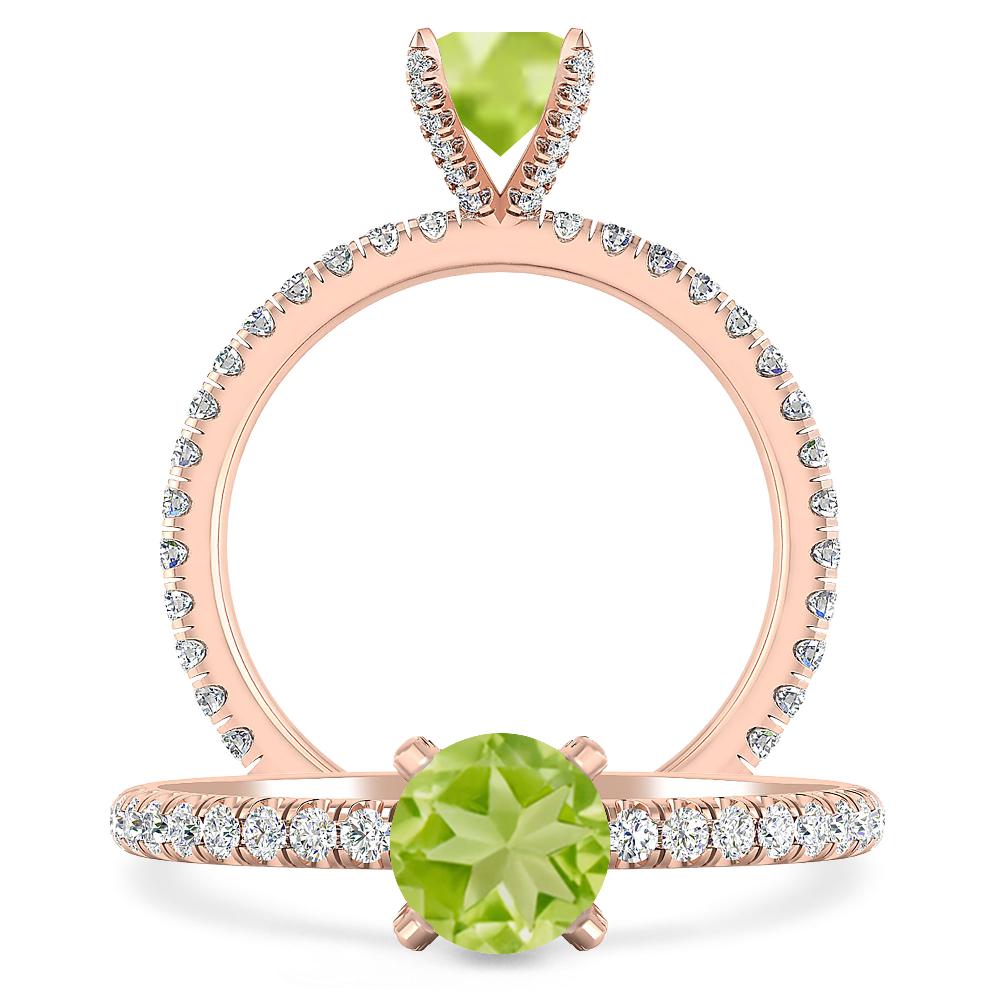 Rose Gold - Peridot