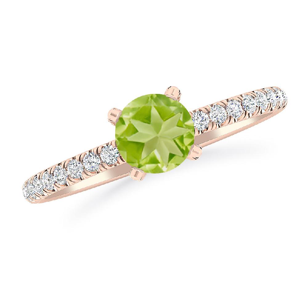 Rose Gold - Peridot