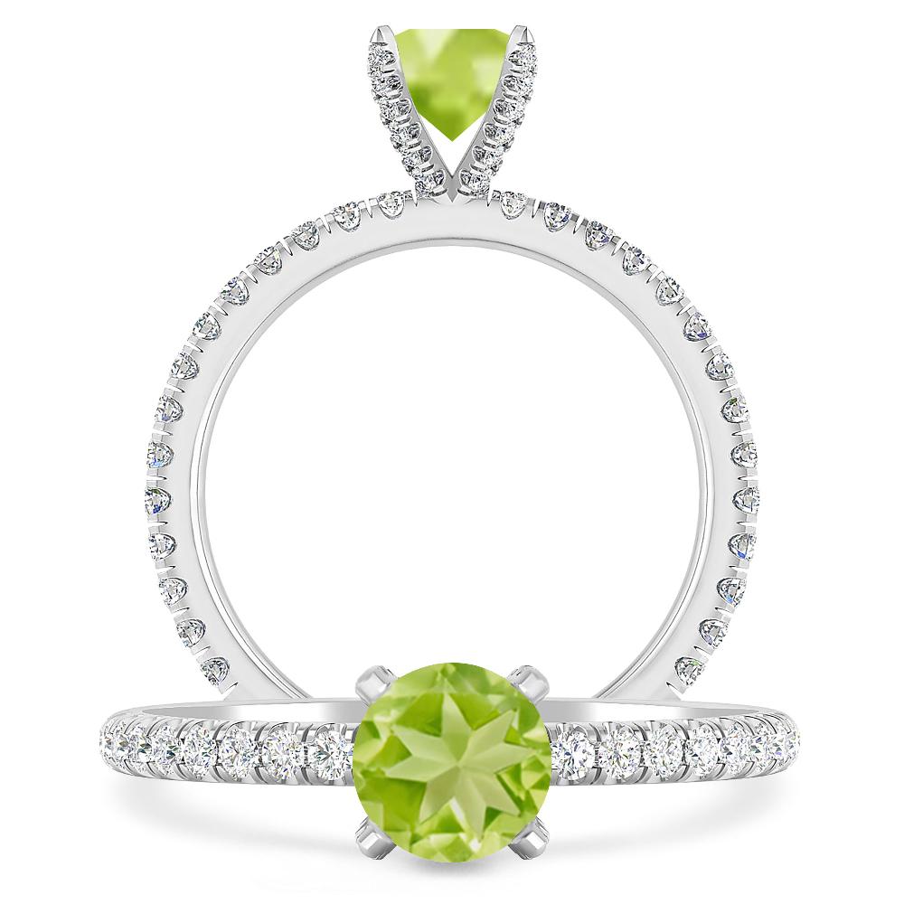 White Gold - Peridot