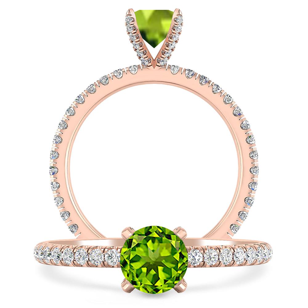 Rose Gold - Peridot