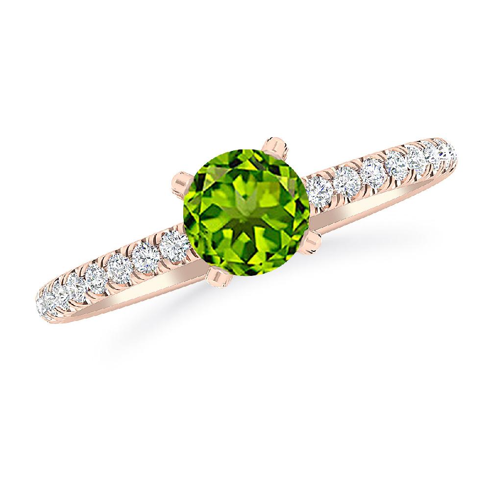 Rose Gold - Peridot