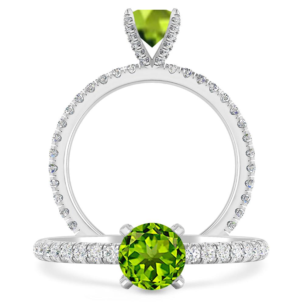 White Gold - Peridot