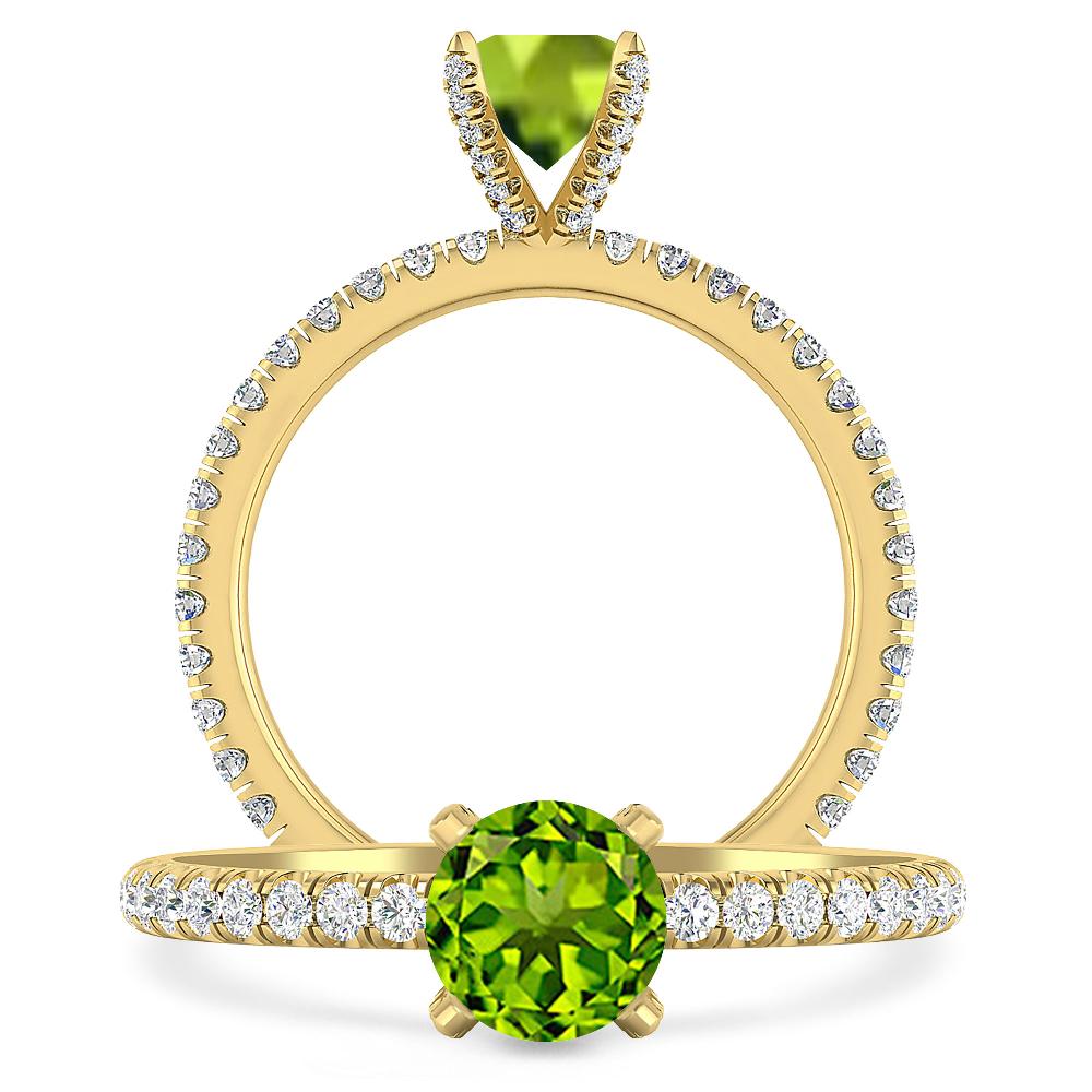 Yellow Gold - Peridot