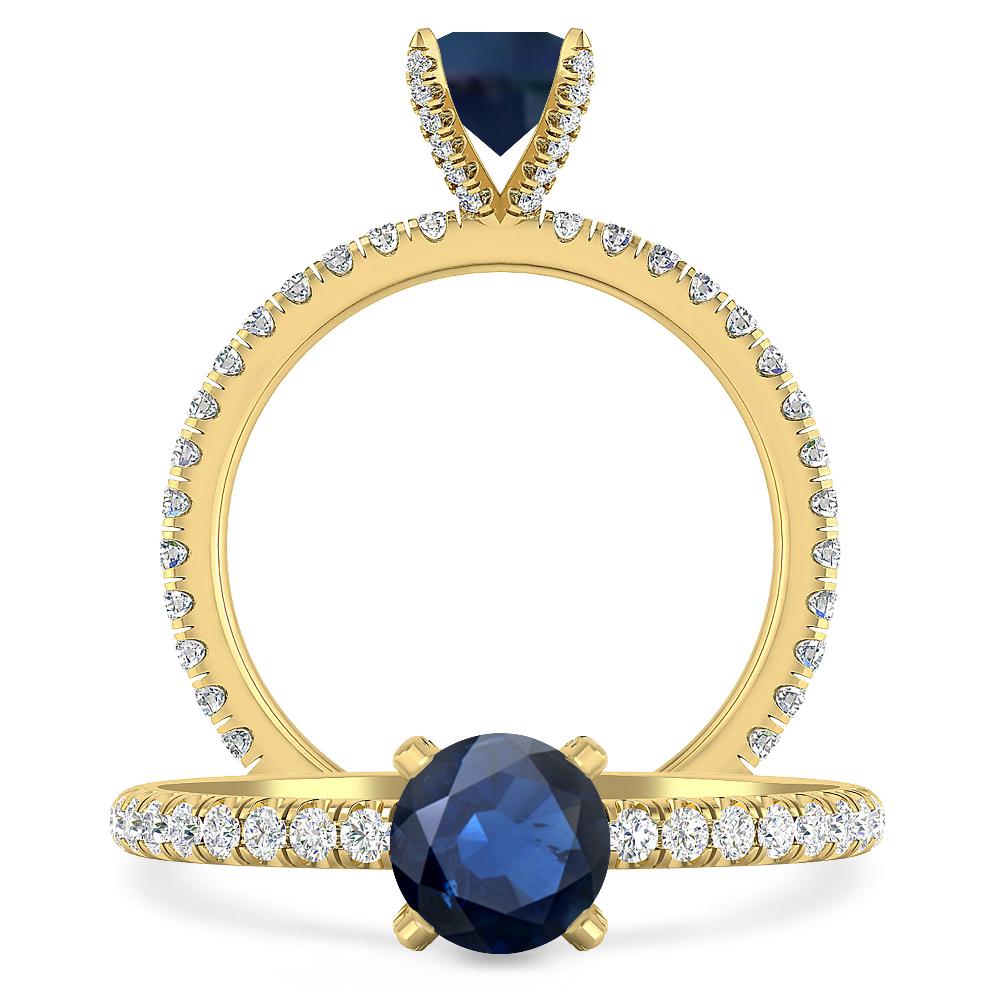 Yellow Gold - Sapphire