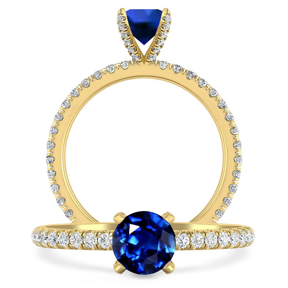 Yellow Gold - Sapphire