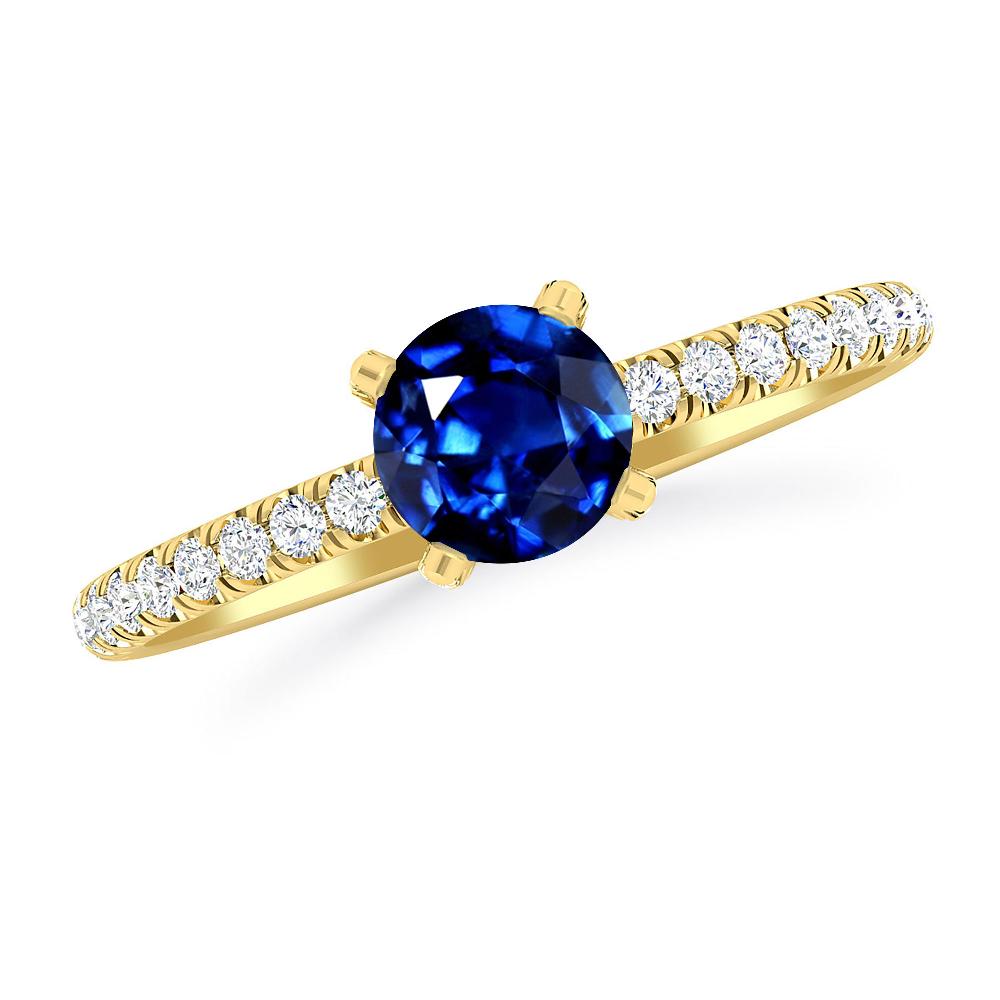 Yellow Gold - Sapphire